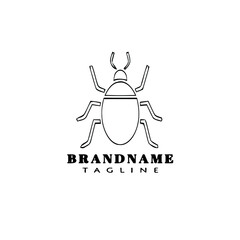 insects cartoon logo icon design template vector