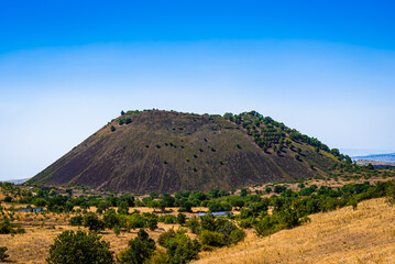 Sandal-Divlit Volcano Cone. Kula Volcanic Geopark, Manisa, Turkey.