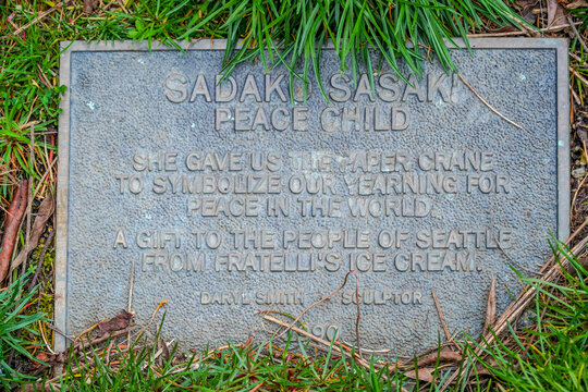 The Peace Child Sadako Sasaki In Seattle - SEATTLE / WASHINGTON - APRIL 11, 2017