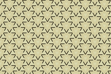 Abstract geometric seamless pattern design. Modern stylish abstract texture. Repeating geometric tiles from striped elements