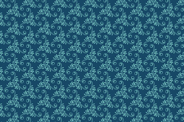 Abstract floral fabrics pattern design. Seamless vector for multiple usage 