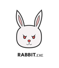 Angry rabbit draw