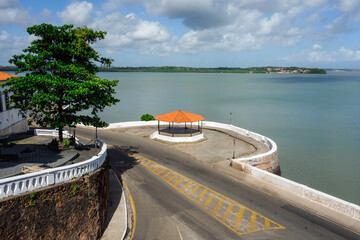 seacoast in Sao luis, Maranhao, Brazil. cityscape, bay