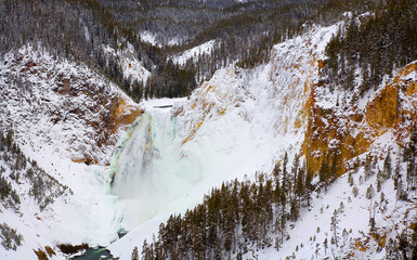 LOWER FALLS WINTER