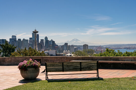 View of Downtown Seattle Space Needle from Kerry Park