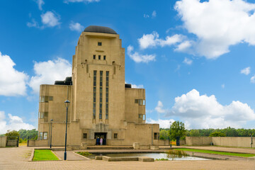 Radio Kootwijk, The Netherlands - 27th august 2021 - Old broadcast sending station on the nature...