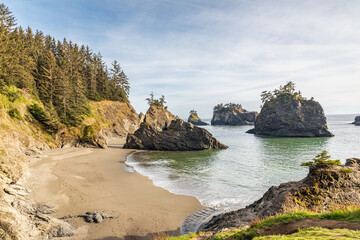 Sea stacks at Secret Beach.