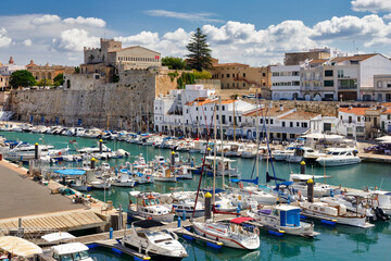 Obraz premium Port of Ciutadella, Menorca, balearic islands, spain
