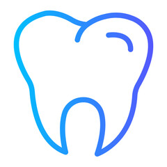 tooth gradient icon