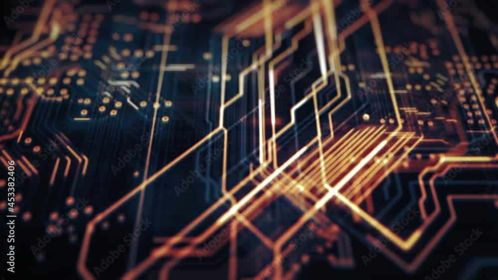 Leinwandbilder technology background/technology background of the abstract computer motherboard, can be used in the