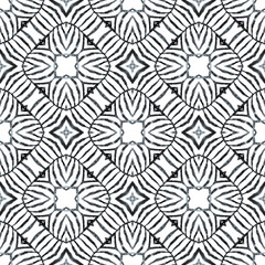 Striped hand drawn design. Black and white