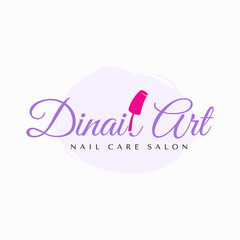 nail studio logo design. beauty care company, spa, manicure, salon, polish, pedicure.