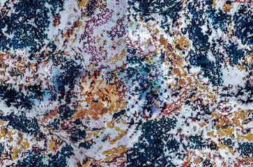 Fototapeta premium Abstract painting, can be used as a fashionable background for wallpapers, posters, postcards, invitations, websites. Contemporary art. Marble effect painting. Mixed blue, purple and red colors