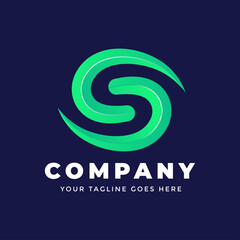 Fototapeta premium Letter S Logo Template