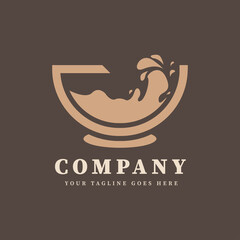 Coffee logo template