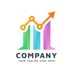 Finance logo template design