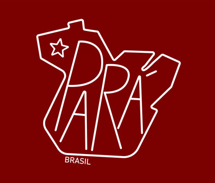 Geometric map of the brazilian state of Par&aacute;