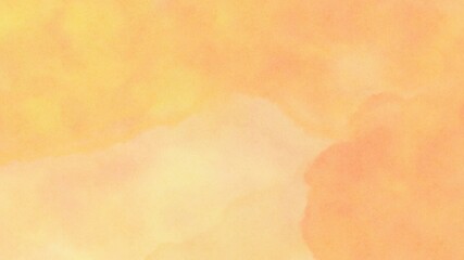 オレンジ色　テクスチャ　背景素材　鮮やか　水彩