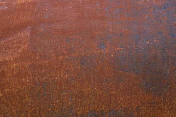 Grunge rusted metal texture, rust, and oxidized metal background. Old metal iron panel