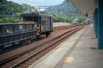 Obraz premium 台湾、台北周辺の観光名所を旅行している風景 Scenes from a trip to tourist attractions around Taipei, Taiwan. 