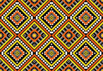 Aztec ethnic seamless pattern. Geometric native traditional. Design for background,carpet,wallpaper,clothing,wrapping,batic,fabric,vector illustraion.embroidery style.