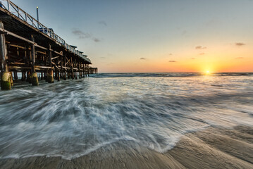 Evening Tide at Crystal Pier