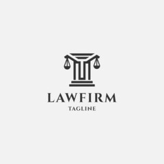Law firm logo design template