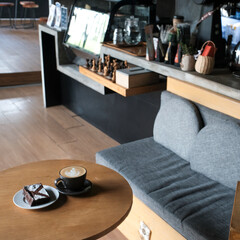 interior of a coffee shop