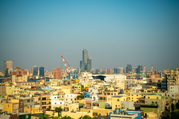 Obraz premium 台湾南部の高雄市周辺の観光名所を旅行する風景 Scenic Spots around Kaohsiung City in Southern Taiwan 