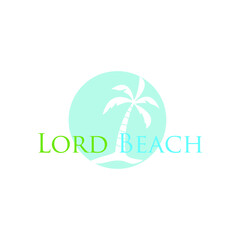Fototapeta na wymiar Illustration Vector Graphic of Beach logo