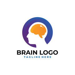 brain logo concept