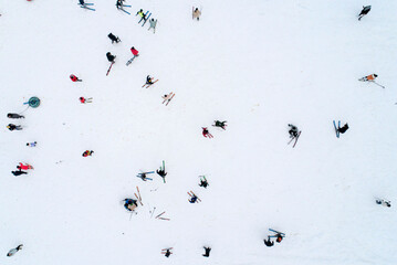 Ice and snow Sports in Huai 'an, Jiangsu Province, China