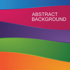 Colorful Wave Abstract Background