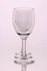 empty wine glass