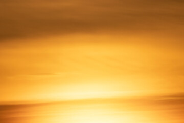 Orange sky at sunset or sunrise