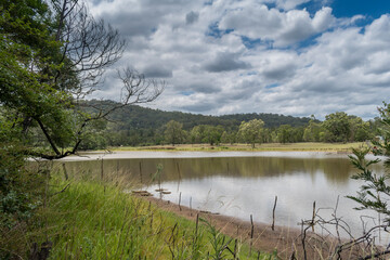 Country dam rural scene, Wollombi