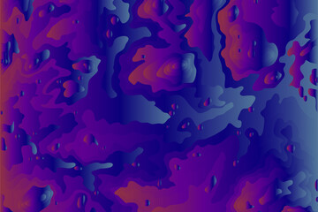 Gradient fluid background design layout for banner or poster. Cool 3d liquid vector pattern with blue violet shape in motion. modern abstract geometric style