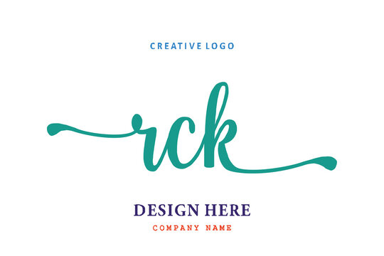 RCK lettering logo is simple, easy to understand and authoritative