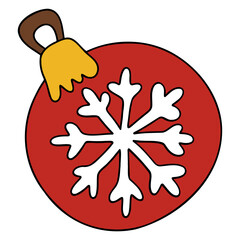 Christmas-Decor flat color design illustration for web, wedsite, application, presentation, Graphics design, branding, etc.