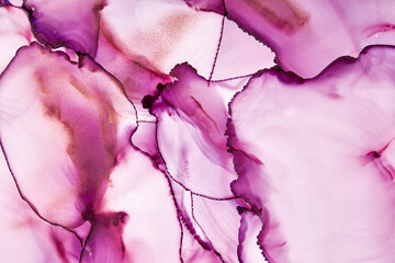 Abstract background. Drawing in the style of alcohol ink. Liquid marble texture. Modern Art. Close-up of the painting.