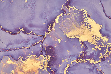 Abstract background. Drawing in the style of alcohol ink. Liquid marble texture. Modern Art. Close-up of the painting.