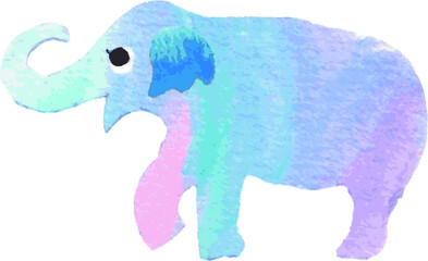 かわいい象のベクターイラスト