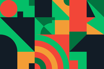 Abstract Vector Pattern Design Elements