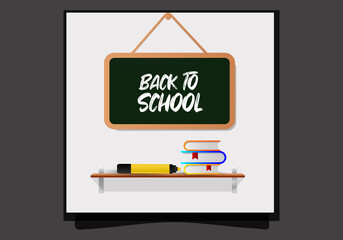 Back to School Social Media background Design