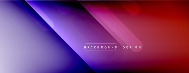Dynamic lines abstract background. 3D shadow effects and fluid gradients. Modern overlapping forms