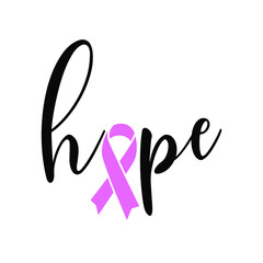 Hope - Breast Cancer Awareness Design 
