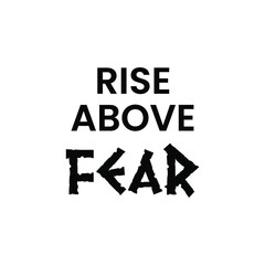 rise above fear - Breast Cancer Awareness Design 
