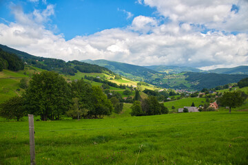 Vogesenlandschaft bei Orbey und Lapoutroie