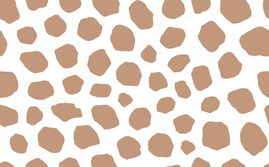 Abstract modern giraffe seamless pattern. Animals trendy background. Colorful decorative vector stock illustration for print, card, postcard, fabric, textile. Modern ornament of stylized skin