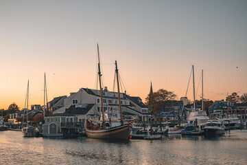 Fototapeta premium Salem port, Massachusetts, USA